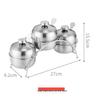 Riyue Xingchen 304 Stainless Steel Seasoning Jar Set