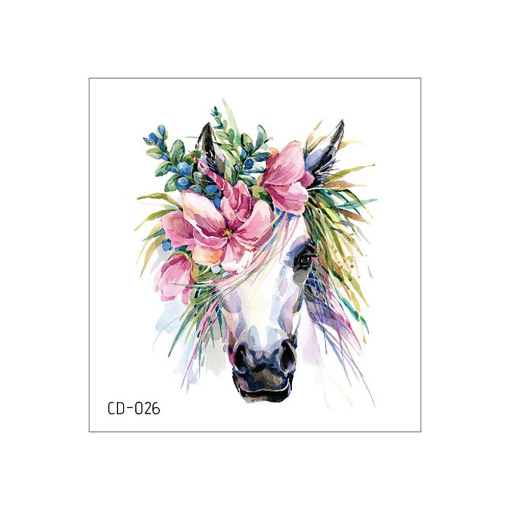 Waterproof Temporary Tattoos for Kids - Flamingo & Unicorn Designs