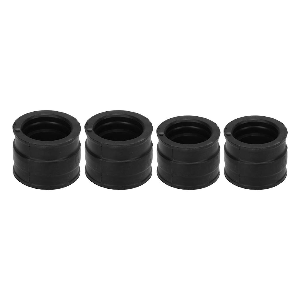 4pcs Carburetor Intake Manifold Boots Rubber 35mm To 37mm Replacement for CB650 RC03 1979‑1982