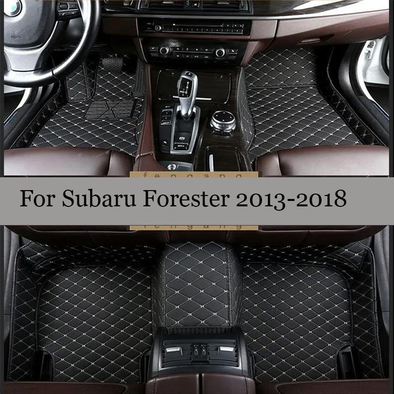 

Автомобильные коврики для интерьера, ковры для Subaru Forester SJ 2018, 2017, 2016, 2015, 2014, 2013, автомобильные аксессуары, коврики на заказ