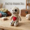 1-10 Piezas Muñeco Vudú Tejido a Mano con Pines de Colores Decoración Espeluznante de Halloween y Regalo Novedoso Espeluznante para Adultos Atrezo de Fiesta