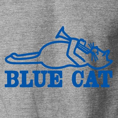 BLUE CAT RECORDS T-Shirt Saxophone Ska Jazz Funk Soul Label 100% Cotton Tee