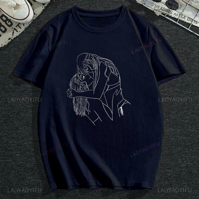 Hot Funny Lesbian Kiss Nun Bondage Satanic Bdsm Woman T Shirt T-Shirt Gym Men Sport Women Shirt Gym Own Design T Shirt Manga