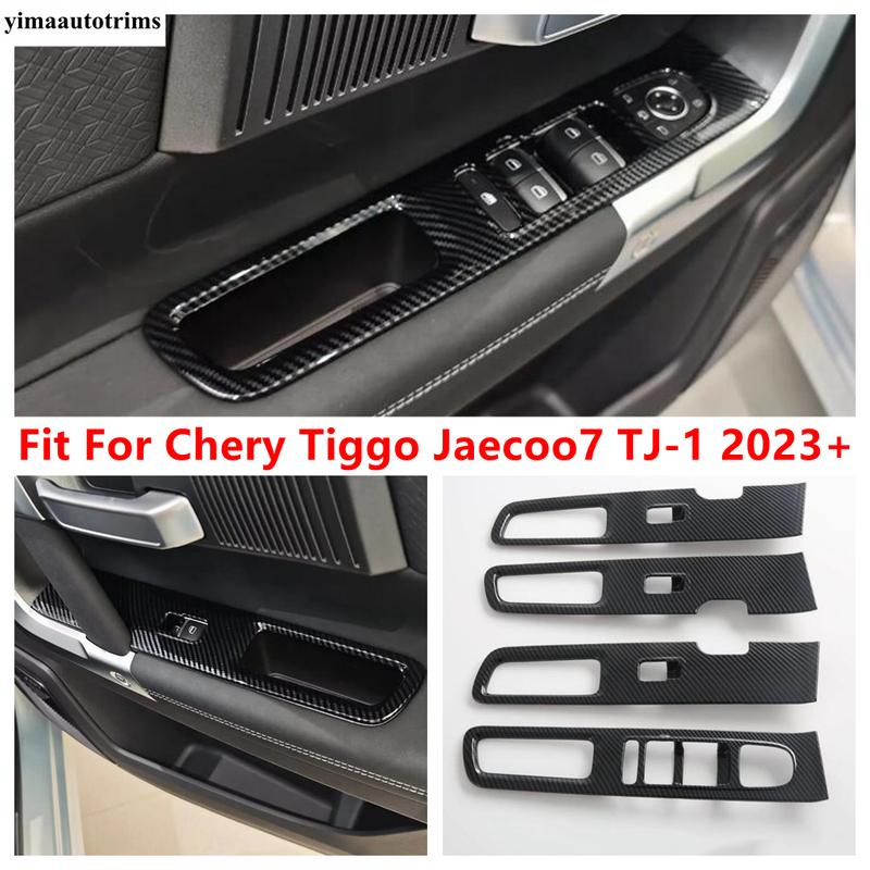 LHD RHD Car Inner Armrest Window Lift Button Control Panel Cover Trim Accessories For Chery Tiggo Jaecoo7 TJ-1 2024 2025