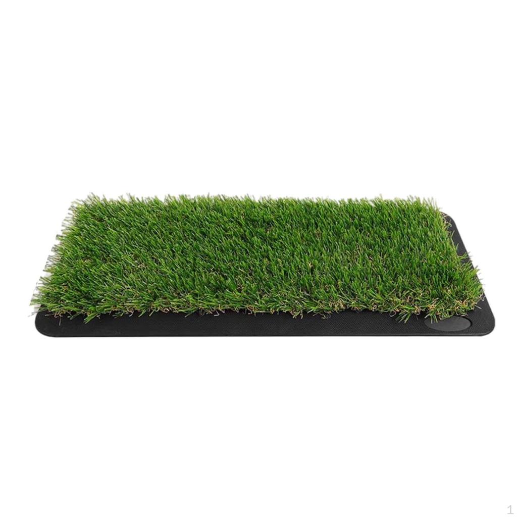Golf Practice Mat with Rubber Base Compact NonSlip for Golfers, Beginners, Home,