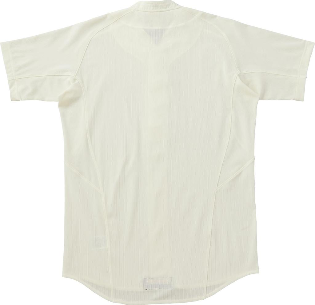 ZETT Baseball Pro Status Collar Uniform Imitation Open Ivory XO BU545MT Top, Stand-Up Shirt, Style, (3100)