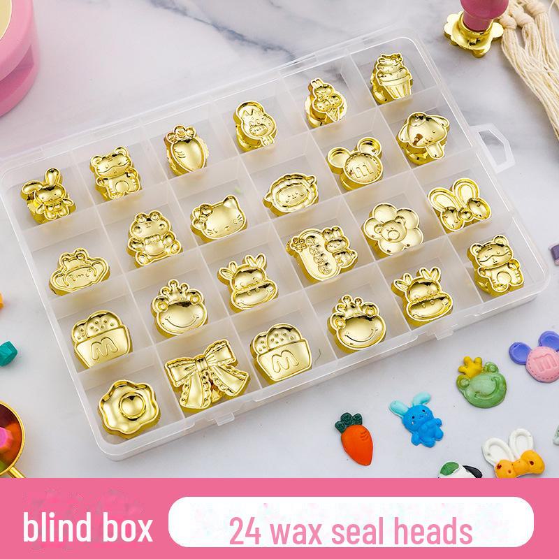 Eco-Friendly Zinc Alloy Retro Wax Seal Head with Color-Preserving Electroplating