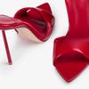 High Heels Pointed Fish Mouth Ultra-thin Heel Patent Leather Simple Cool Slippers New Wear Sexy Red Wedding Sandals Women