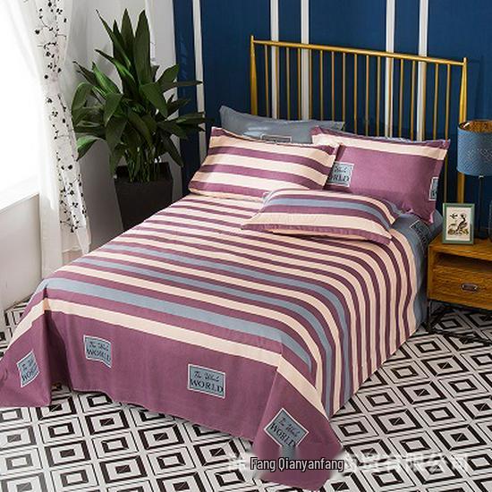 Soft and Skin-friendly Single Print Duvet Cover & Brushed Bed Sheet - 1.5 Meter