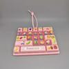 Creative 26 Keys Keyboard Stress Relief Toy Cute Cartoon Fidget Keychain Backpack Pendant for All Ages