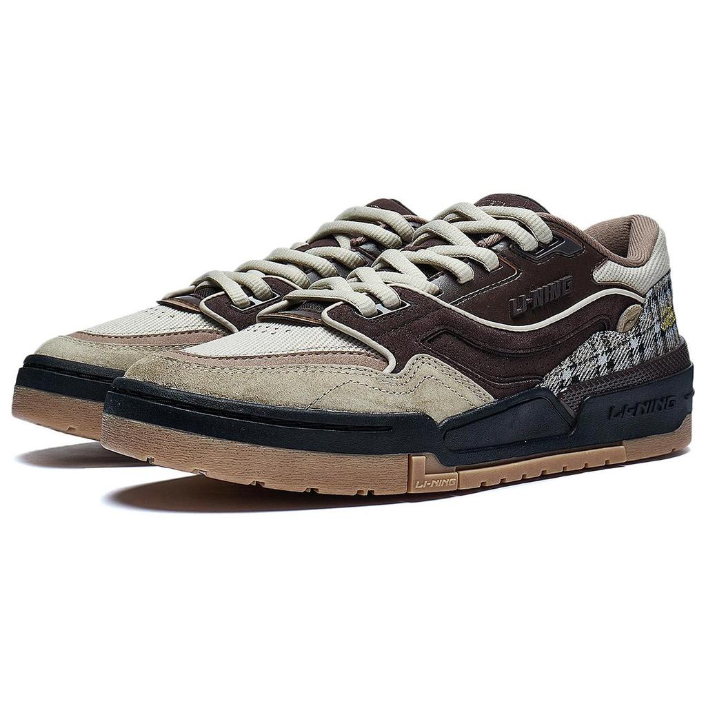 New LiNing 001 BTC Prm Slip Resistant Low Top Skateboard Shoes Men's Umber AGCT219-2