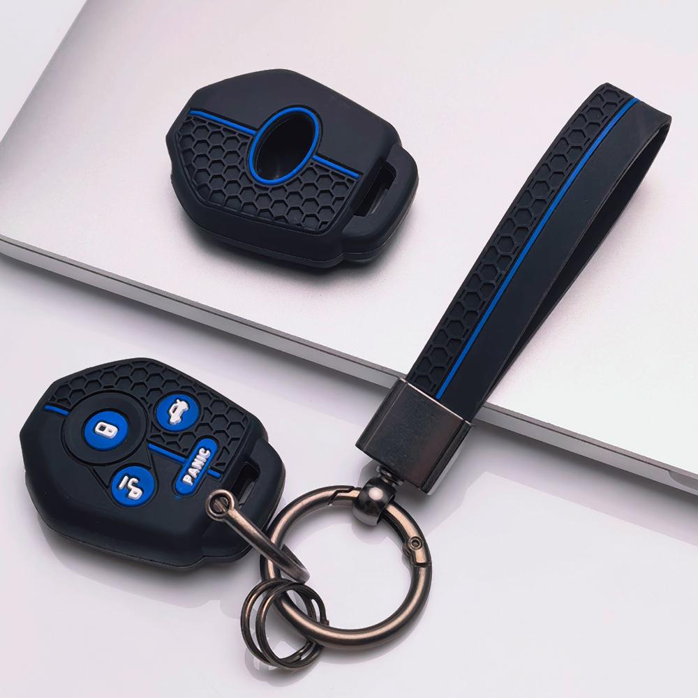Key Shell Cover for Subaru Forester Impreza WRX STI Legacy Outback BRZ XV Head Anti-Scratch Surface Shockproof Structure Soft Grip Texture