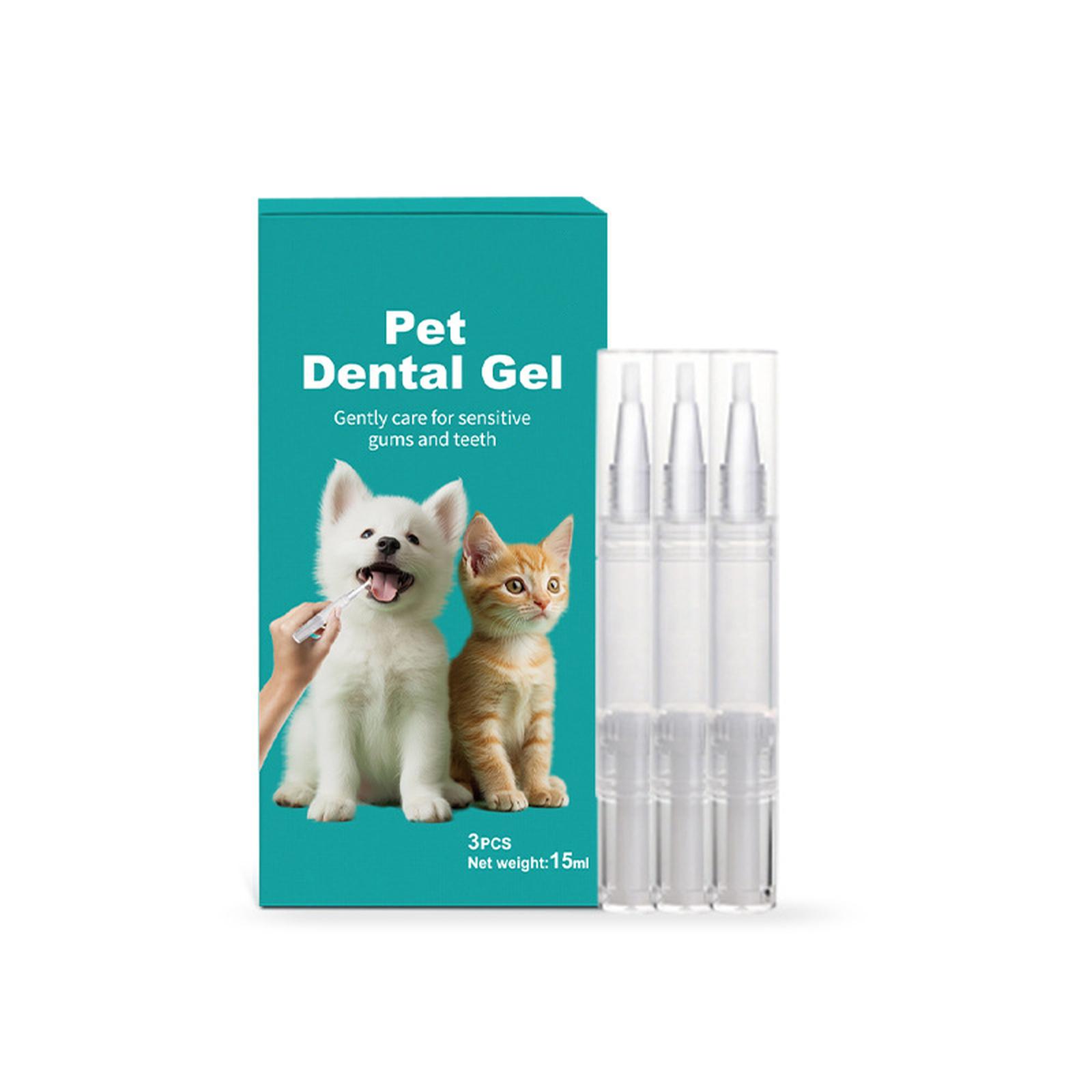 Pet Oral Gel, Dog Oral Gel, Pet Breath Freshener for Cats and Dogs, Tartar, Keeps Breath Fresh, Strengthens Teeth15ml зелёный