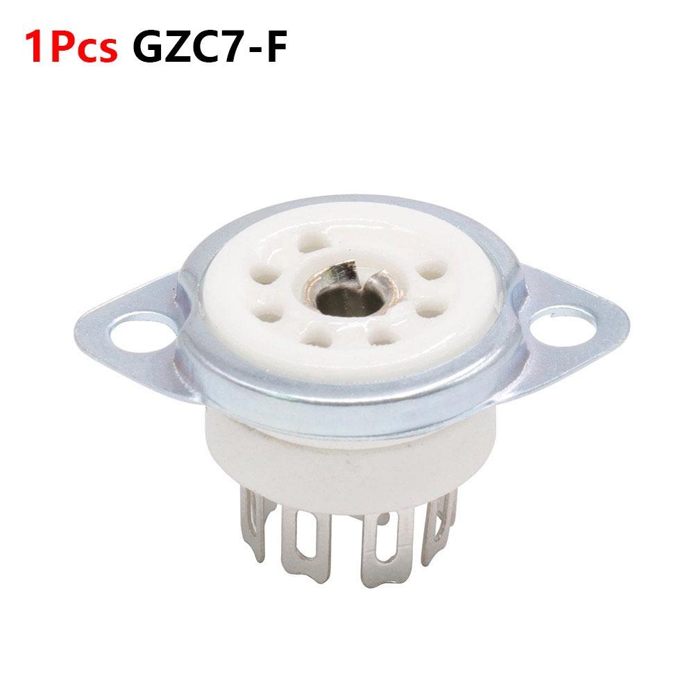 

1Pcs DIY Valve Base PCB Mount GZC7-F GZC7-F-G for EAA91 EC92 6X4 EZ90 6Z4 EF95 Audio Amplifier GZC7-F