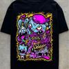 2025 Summer and Autumn New American-style Hip-hop Print T-shirt Casual and Sporty Short-sleeved Men's and Women's Street Tops