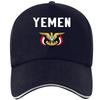Yemen Youth Free Custom Made Name Number Yem Casual Hat Nation Flag Ye Islam Arabi Arab Country Print Photo Logo Baseball Cap