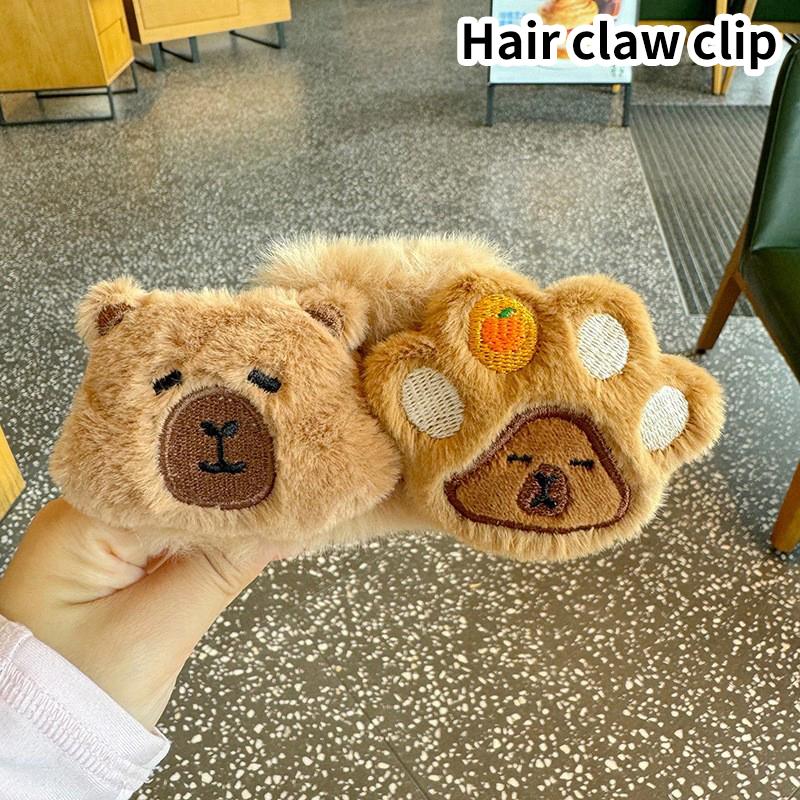 Cute Cartoon Capybara Headband For Women Girls Sweet Versatile Hairbands Exquisite Funny Hair Accessories Birthday Gifts