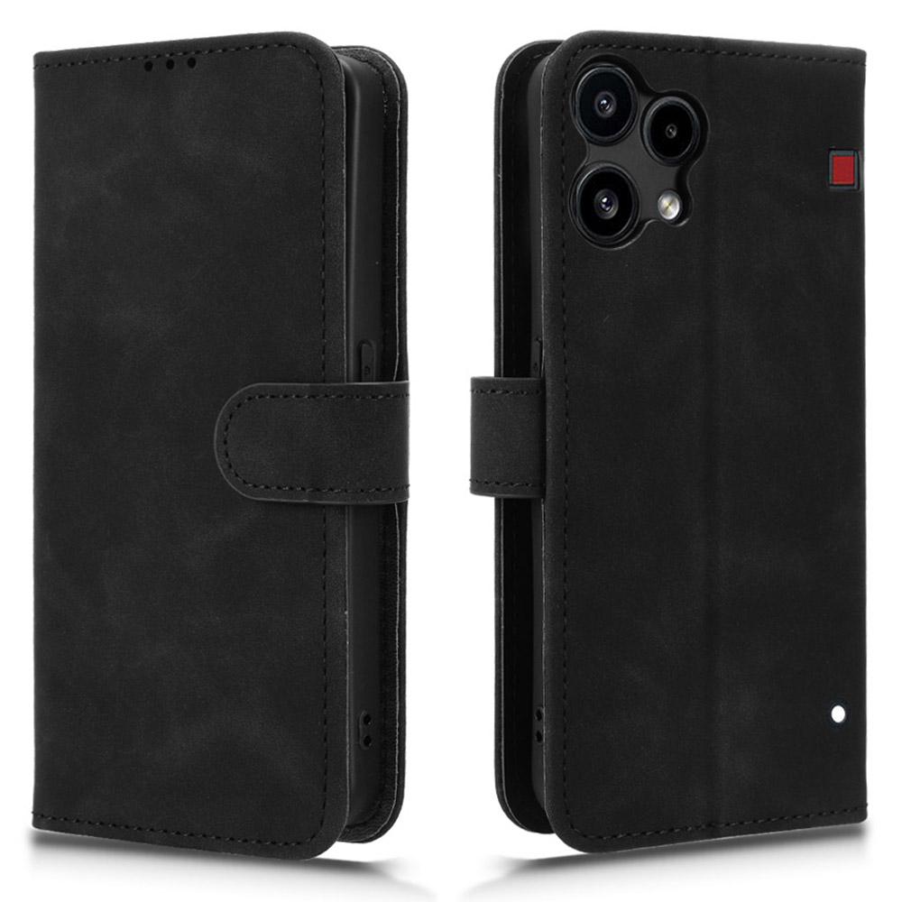 For Nothing Phone (3a) Lite 5G Leather Case Skin Feel Anti Drop Wallet Stand Flip Phone Cover
