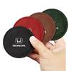 1/2Pcs Car Cup Holder Pad PU Leather Slot Non-slip Coaster Mat For Honda Fit Mugen Insight Type S R VTEC DOHC Modulo Vezel Legend RR Si