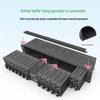 14-Slot Rackmount 5V 12A Power Supply for Fiber Optic Transceivers CN plug (adapter included)
