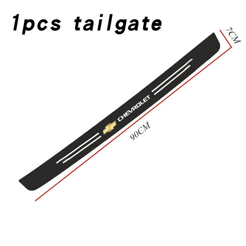 

Car Door Sill Carbon Fiber Sticker Threshold Side Anti Scratch Tape For Chevrolet Colorado Cruze Spark Captiva Malibu Trax