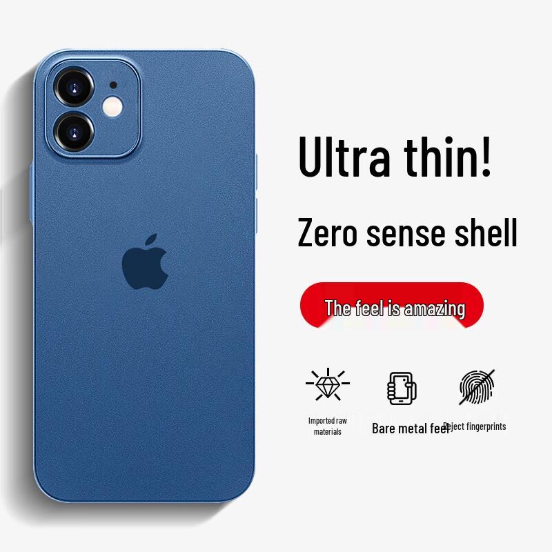 Nai Xiaoya Ultradünne, matte iPhone-Hülle mit vollständigem Linsenschutz