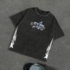 Męskie Koszulki Graficzne Koszulka Unisex Bawełniana Oversize Krótki Rękaw Vintage Streetwear Codzienna Koszulka Top