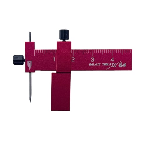Oh.makasenet Plastic Model Parallel Line Engraving Scriber with Marking Needle for Gunpla (Red)