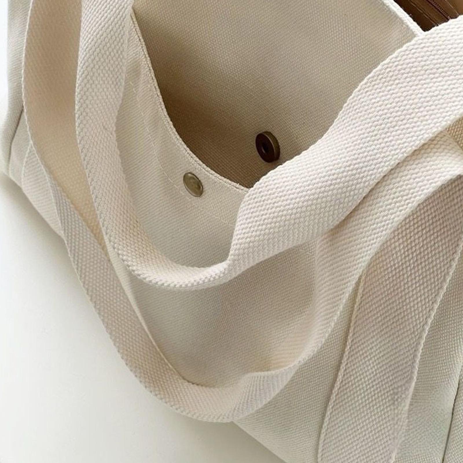 Большая вместительная холщовая сумка для поездок на работу и универсальная сумка для ланча — фото 4