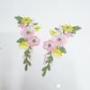 1pair New flower embroidery parches de ropa,DIY Cheongsam Performance Clothing accessories patch