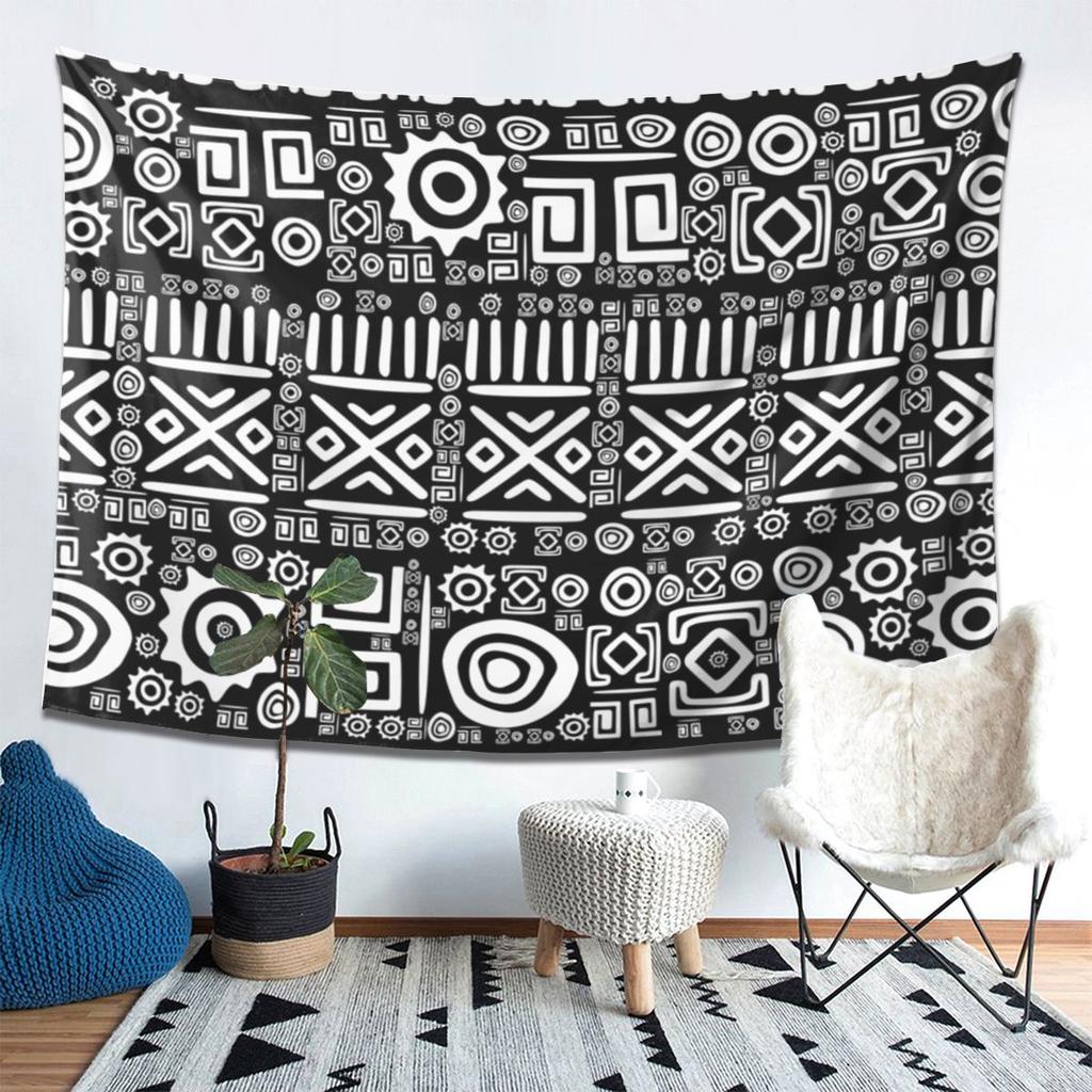 Ethnic African Pattern Tapestry Decor Art Aesthetic Tapestries for Living Room Bedroom Home Wall Cloth Wall Hanging