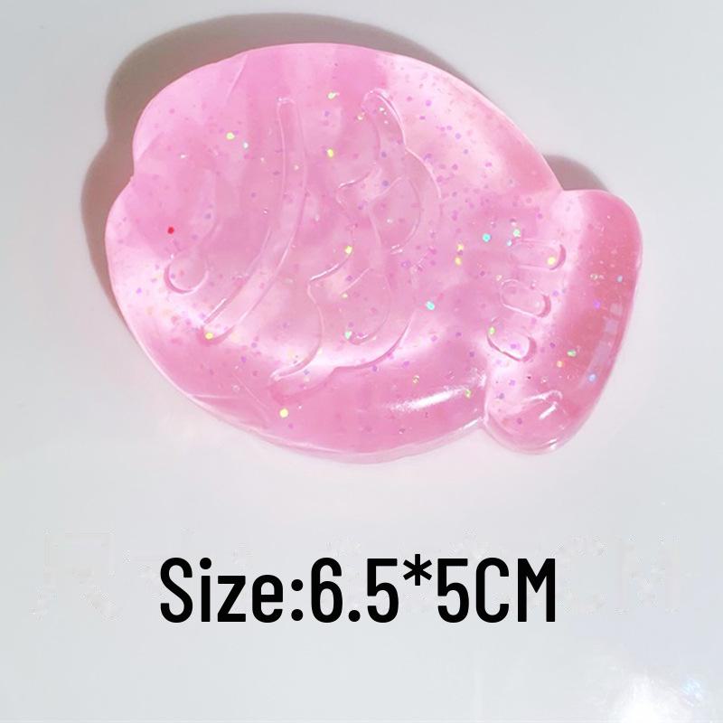 

Симпатичные кубики льда с морской солью в стиле Xiaohongshu, гелевые игрушки для снятия стресса Pink golden snapper золотистый/розовый