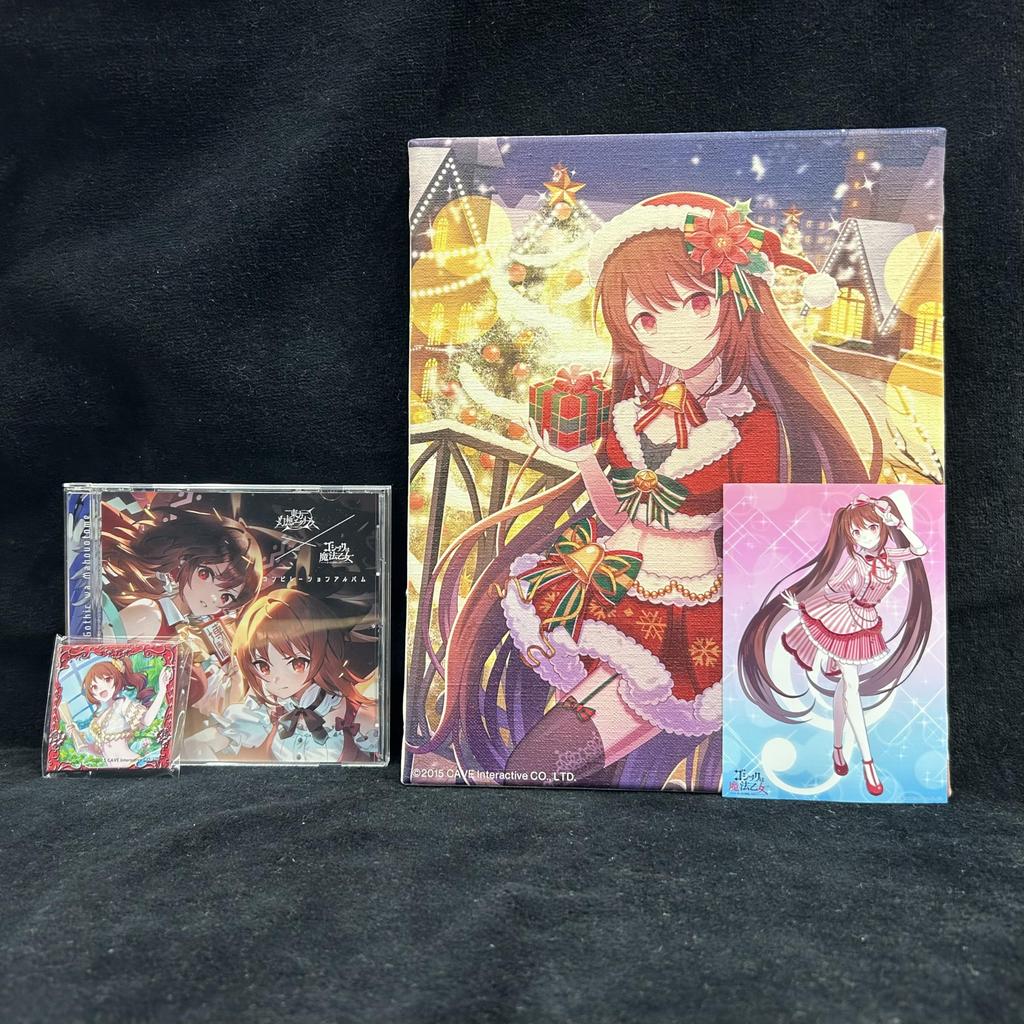 Gothic wa Mahou Otome Christmas illustration Canvas board Souffle version F3 size 273 x 220mm Woodsynthetic fiber