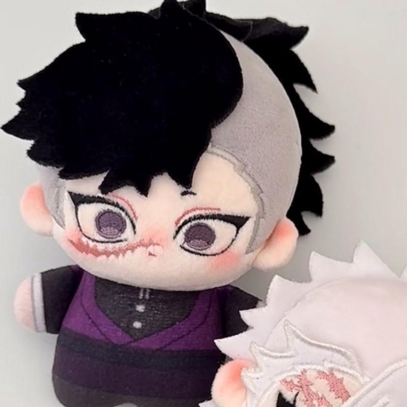 Anime demonenmoordenaar: Kimetsu No Yaiba Shinagawa Genya Shinagawa Sanemi Pluche Speelgoed Sleutelhanger Decoratieve Rugzak Hanger Pop