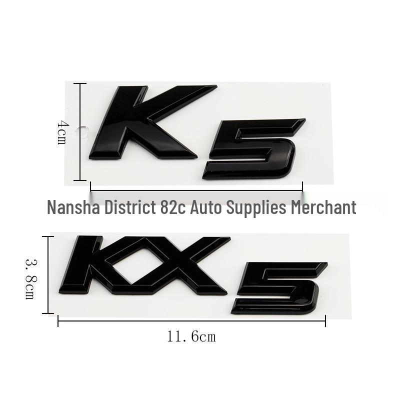 Kia K3 K4 K5 KX5 Front & Rear Emblems Body Decoration Kit