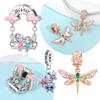 Coppersister Liebe Für Immer Schwester Bunte Schmetterlings-Charms Passend für Original-Armband DIY Feiner Schmuck Geschenke Für Frauen