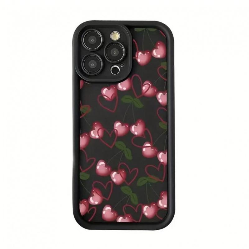 Cross Cherry iPhone 17 Pro/15/14 Pro Max Case: Japan & Korea Inspired, New 16E