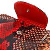 Small Women's Wallet Made of Genuine Leather with Snake Embossing CANPELLINI Wallet 21667 Multicolour