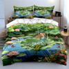 Fairy Garden Decor Set Soft Comfortable Duvet Cover Bedding Set Included 1*Duvet Cover & 2*Pillowcases, Gift