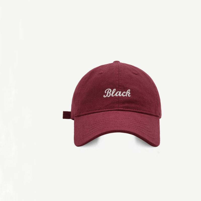 

Ретро Бейсболки с вышивкой букв Beack Весна Лето Мужские Женские Хлопковые Регулируемые Повседневные Шляпы Хип-хоп Уличная одежда Солнцезащитные шляпы вино красного