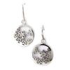 Altesse [K6023] - Silver 'Calypso' Steel Earrings (flower)