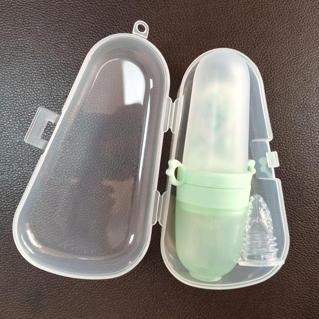 Silicone Baby Feeding Spoon & Teether for Rice Cereal and Puree