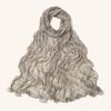 Malaysia Soft Ruffled Lurex Gauze Scarf - Breathable Spring/Summer Headscarf