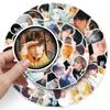 53pcs TXT Graffiti Stickers: Personalized Korean Boy Group Star Decor for Phone Cases & Diaries.