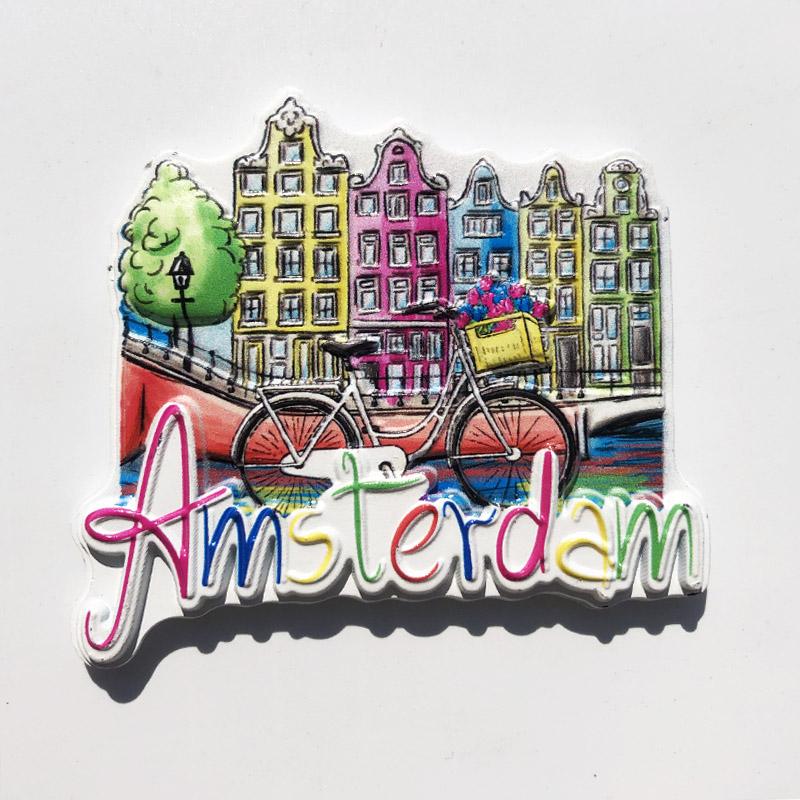 Holland Fridge Magnets Wedding Gifts Netherlands Travelling Souvenirs Amsterdam Fridge Stickers Message Board Magnetic Stickers