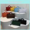 Chic Round Handle Handbag 2024 Spring Summer New Pure Color Commuter Shoulder Bag