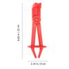 3Pcs Hose Clamp Pliers Set Plastic Automotive Hose Pinch Off Tools Brake Fuel Cooling Radiator Line Clamp Pliers