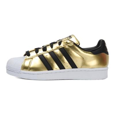 Originals Superstar Fashion Low-Top Sneakers Women Sneakers Black Gold BY9180