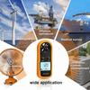 Mini Design Wind Speed Meter LCD Backlight Display Airflow Meter Temperature Tester  Outdoor Use