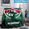 Custom Name Fluminense Football Club Blanket Lightweight Ideal Bedding Blanket Perfect for Travel, Camping, Living Rooms, Sofas, Christmas gift